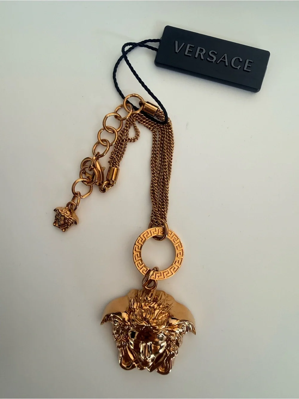 Versace Gold Medusa Head Pendant Bracelet